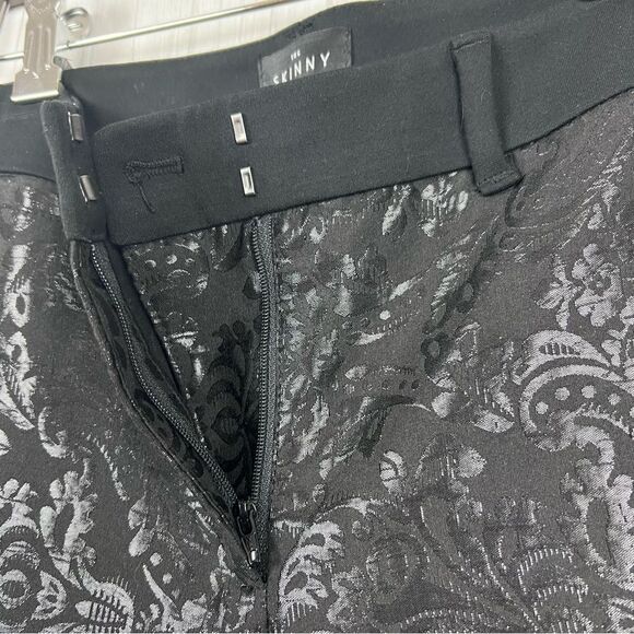 White House Black Market The Skinny Pants Leggings Black Size 00 - Picture 7 of 8